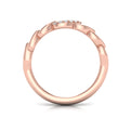 Diamond Accent Open Multi Tear Drop Link Ring