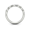 Diamond Accent Open Multi Tear Drop Link Ring