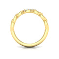 Diamond Accent Open Multi Tear Drop Link Ring