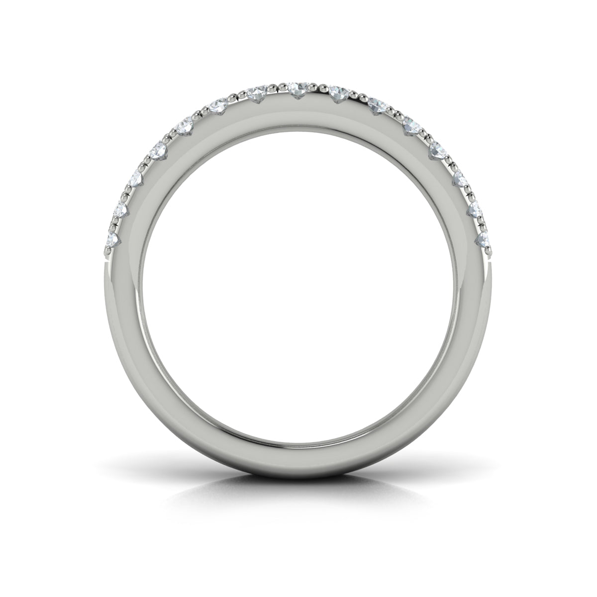 Diamond Multi-Row  Curved Statement Ring