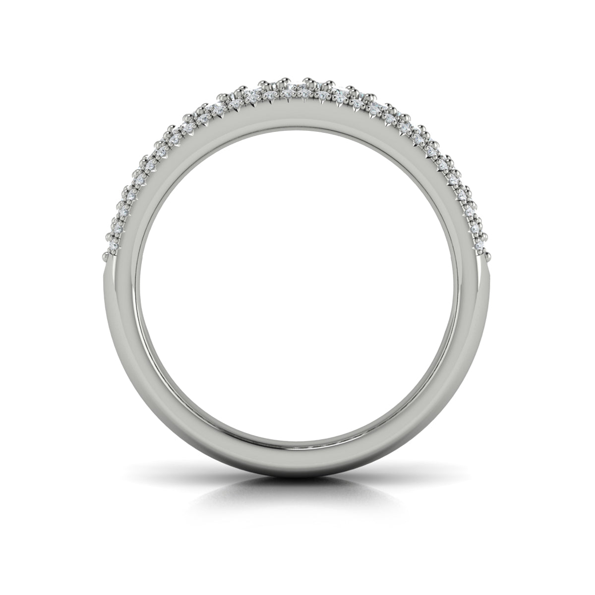 Diamond Multi-Row Statement Ring