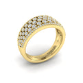 Diamond Multi-Row Statement Ring
