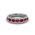 Diamond and Ruby Statement Ring