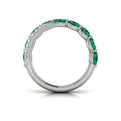 Multi Diamond and Emerald Twist Statement Ring