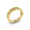 Double Madeleine Ring with Sanded Finish