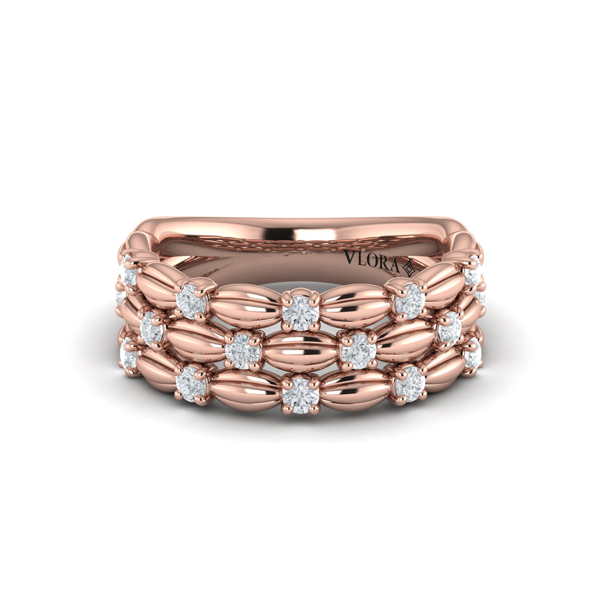 Triple Madeleine Ring