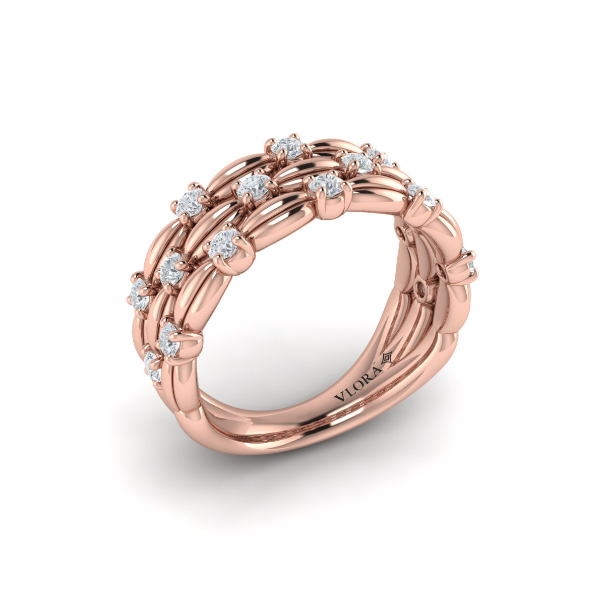 Triple Madeleine Ring