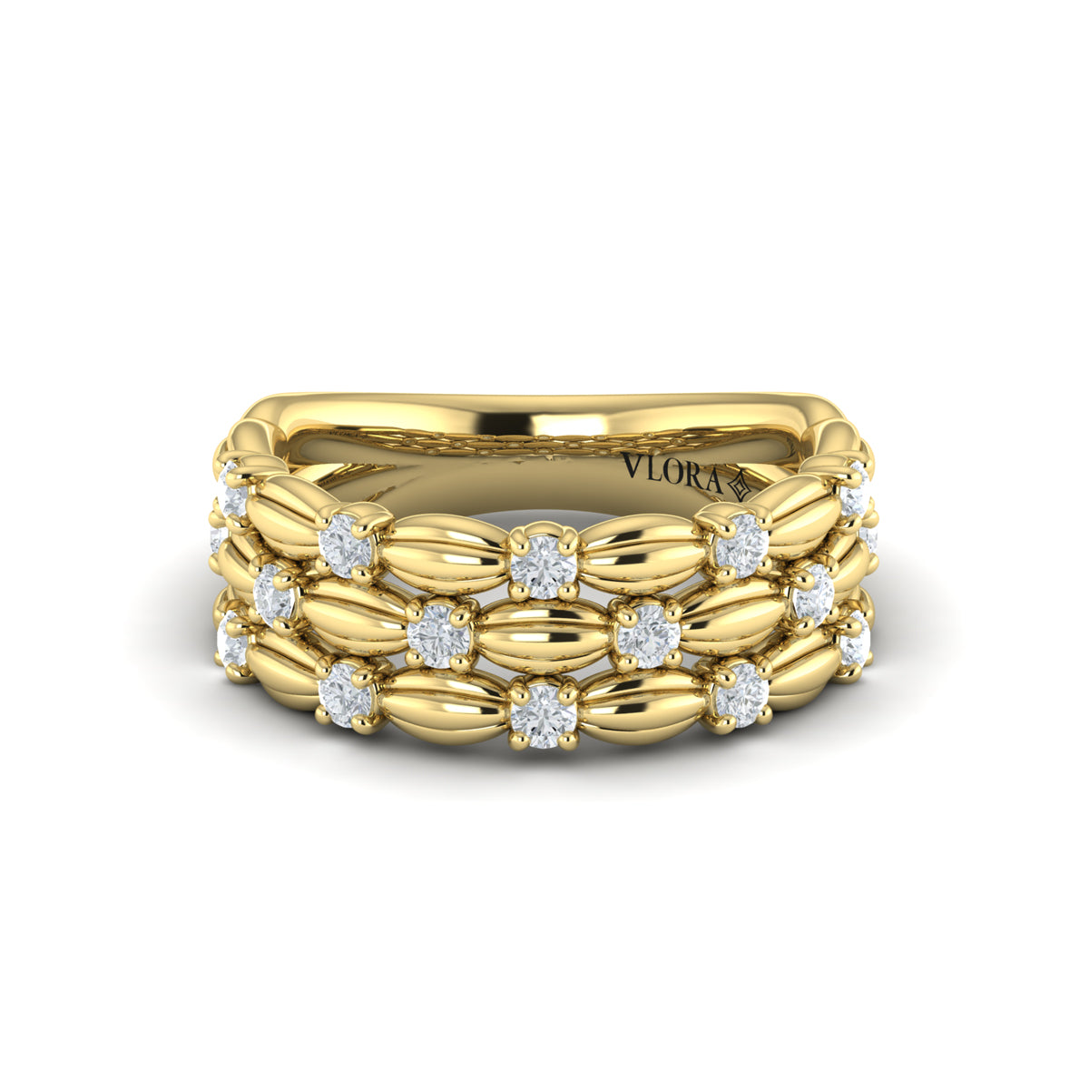 Triple Madeleine Ring