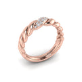Delicate Conch Twist Ring