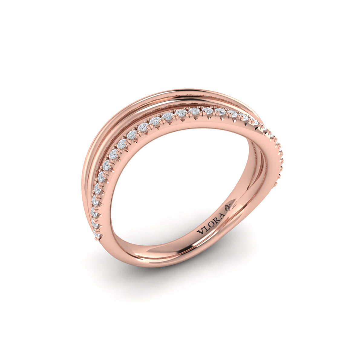 Double Wave Ring