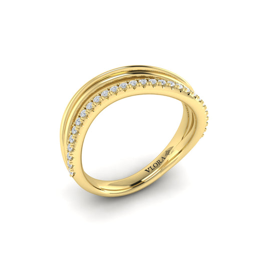 Double Wave Ring