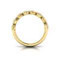 Scallop Ring with Sanded Finish