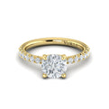 14kt Yellow Gold Classic Diamond Womens Engagement Ring