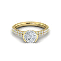 14kt Yellow Gold Round Diamond Classic Engagement Ring