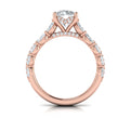 14kt Rose Gold Marquise Diamond Harmony Engagement Ring