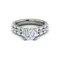14K White Gold Marquise Diamond Harmony Engagement Ring