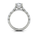 14K White Gold Marquise Diamond Harmony Engagement Ring