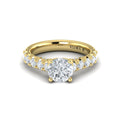 14kt Yellow Gold Round Diamond Classic Engagement Ring