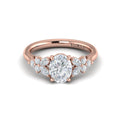 18kt Rose Gold Classic 0.6ct Diamond Womens Engagement Ring