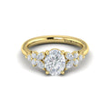 14kt Yellow Gold Classic Womens Diamond Engagement Ring