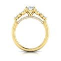 14kt Yellow Gold Classic Womens Diamond Engagement Ring