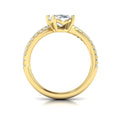 14kt Yellow Gold Oval Two-Stone Diamond Engagement Ring