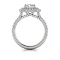 14kt White Gold Double Halo Diamond Engagement Ring