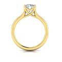 14kt Yellow Gold Round Diamond Solitaire Ring