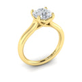 14kt Yellow Gold Round Diamond Solitaire Ring
