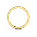 14kt Yellow Gold Diamond Womens Wedding Band