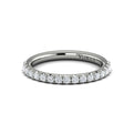 14K White Gold Diamond Womens Matching Wedding Band