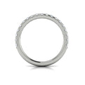 14K White Gold Diamond Womens Matching Wedding Band