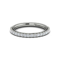 14K White Gold Diamond Womens Matching Wedding Band