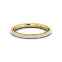 14kt Yellow Gold Diamond Womens Matching Wedding Band