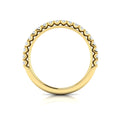 14kt Yellow Gold Diamond Womens Matching Wedding Band