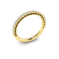 14kt Yellow Gold Diamond Womens Matching Wedding Band