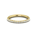 14kt Yellow Gold Diamond Womens Matching Wedding Band