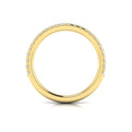 14kt Yellow Gold Diamond Womens Matching Wedding Band