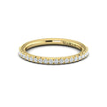14kt Yellow Gold Diamond Womens Matching Wedding Band