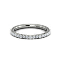 14K White Gold Diamond Womens Matching Wedding Band