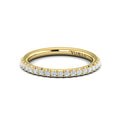 14kt Yellow Gold Diamond Womens Matching Wedding Band