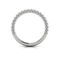 14K White Gold Diamond Womens Matching Wedding Band