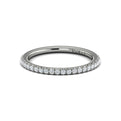 14K White Gold Diamond Womens Matching Wedding Band