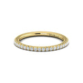 18kt Yellow Gold Womens Matching Diamond Wedding Band