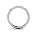 14K White Gold Diamond Womens Matching Wedding Band