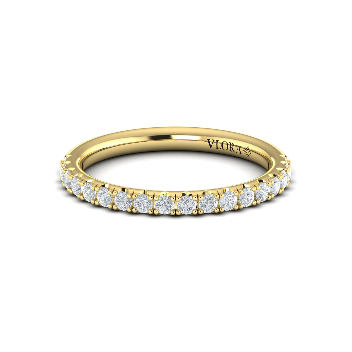 14kt Yellow Gold Womens Classic Matching Wedding Band