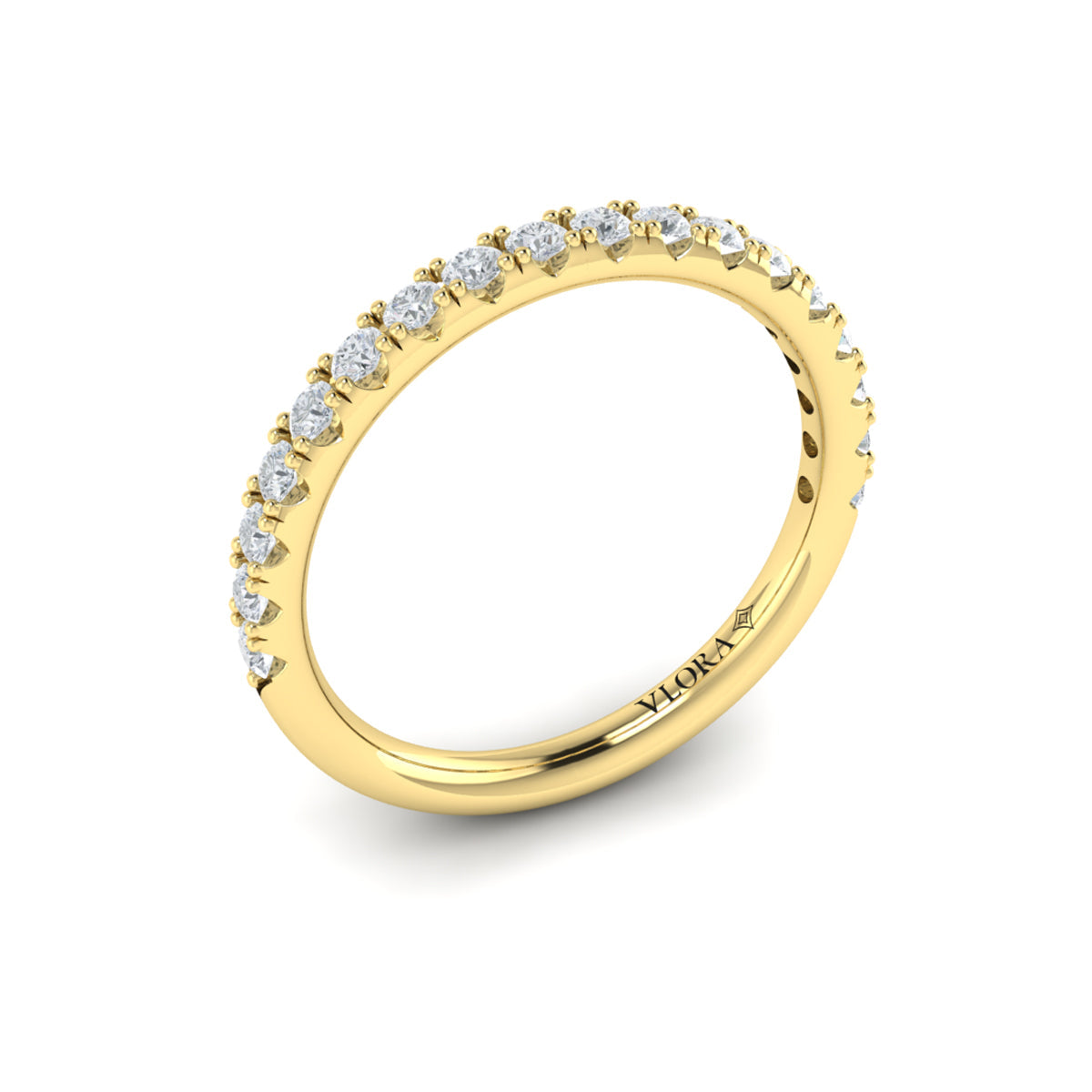 14kt Yellow Gold Womens Classic Matching Wedding Band