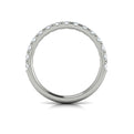 14K White Gold Diamond Womens Matching Wedding Band