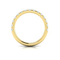 14kt Yellow Gold Diamond Womens Matching Wedding Band