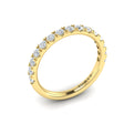14kt Yellow Gold Diamond Womens Matching Wedding Band